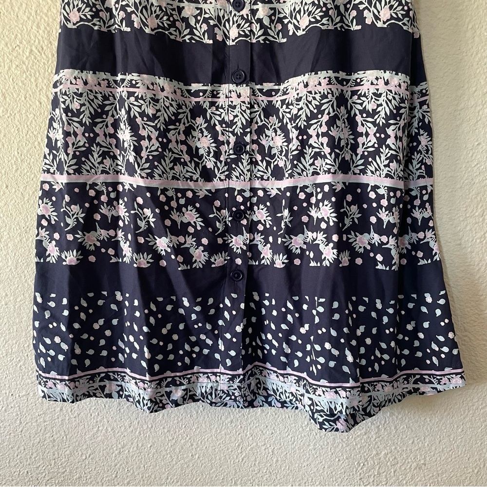 National Pull On Floral Midi Skirt Women's M Petite Challis Pockets Fairy Boho - Picture 5 of 15